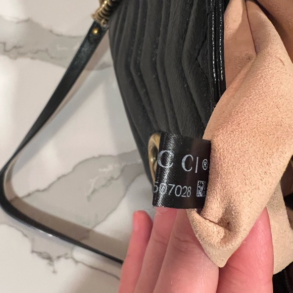 Gucci GG Marmont Leather Chain Tote - Picture 16 of 16